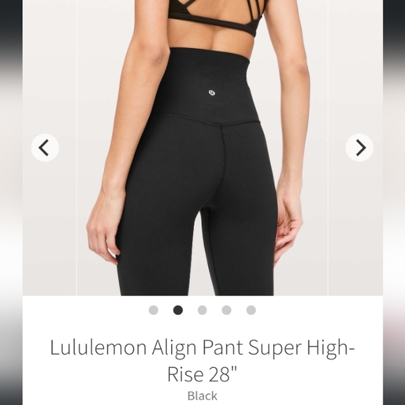 🍋 LULULEMON 🍋 Align 28" Black Size 2 - Picture 8 of 13